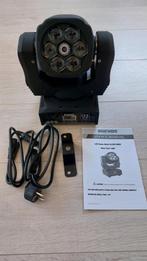 Moving Head Beam 6x15W Laser & RGBW, Muziek en Instrumenten, Licht en Laser, Ophalen of Verzenden, Zo goed als nieuw, Licht, Kleur