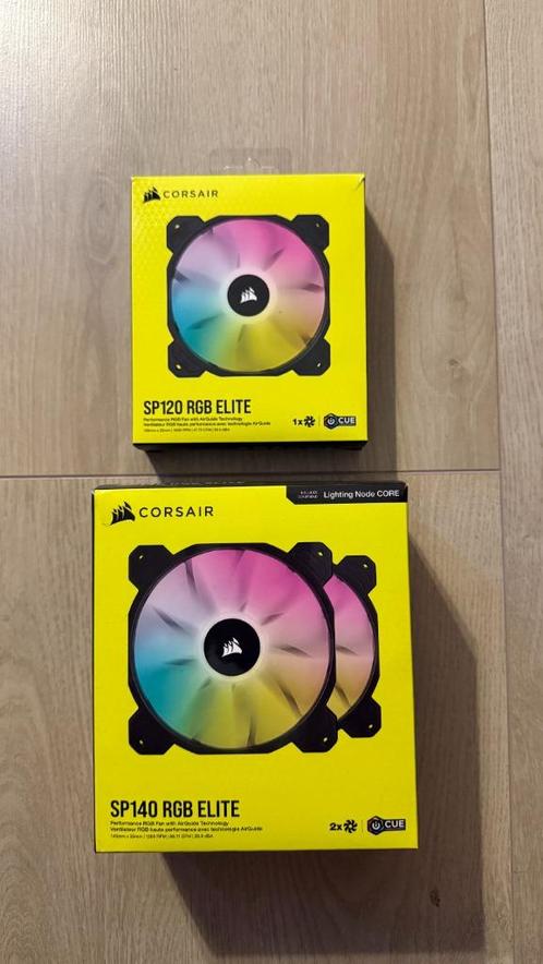 Corsair iCUE SP140 RGB Elite Performance Zwart Fans, Computers en Software, Computerkoelers, Zo goed als nieuw, Luchtkoeling, Ophalen of Verzenden