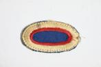 US army wo2 airborne oval division command HQ, Ophalen of Verzenden, Landmacht, Amerika, Embleem of Badge