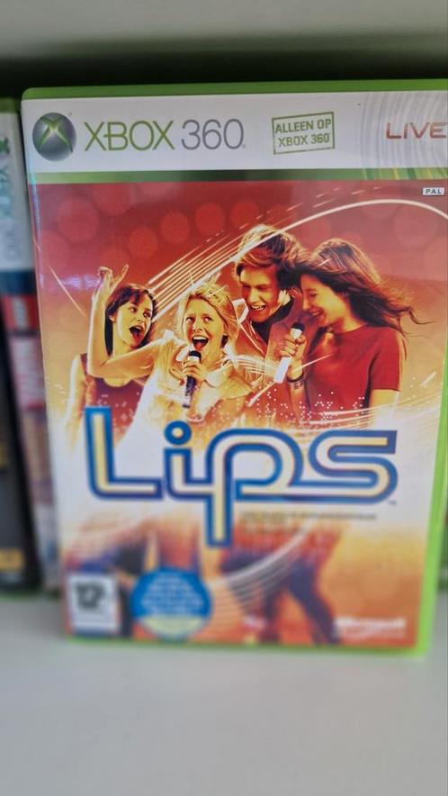 XBOX360  - LIPS, Spelcomputers en Games, Games | Xbox 360, Zo goed als nieuw, Avontuur en Actie, 1 speler, Vanaf 3 jaar, Ophalen of Verzenden