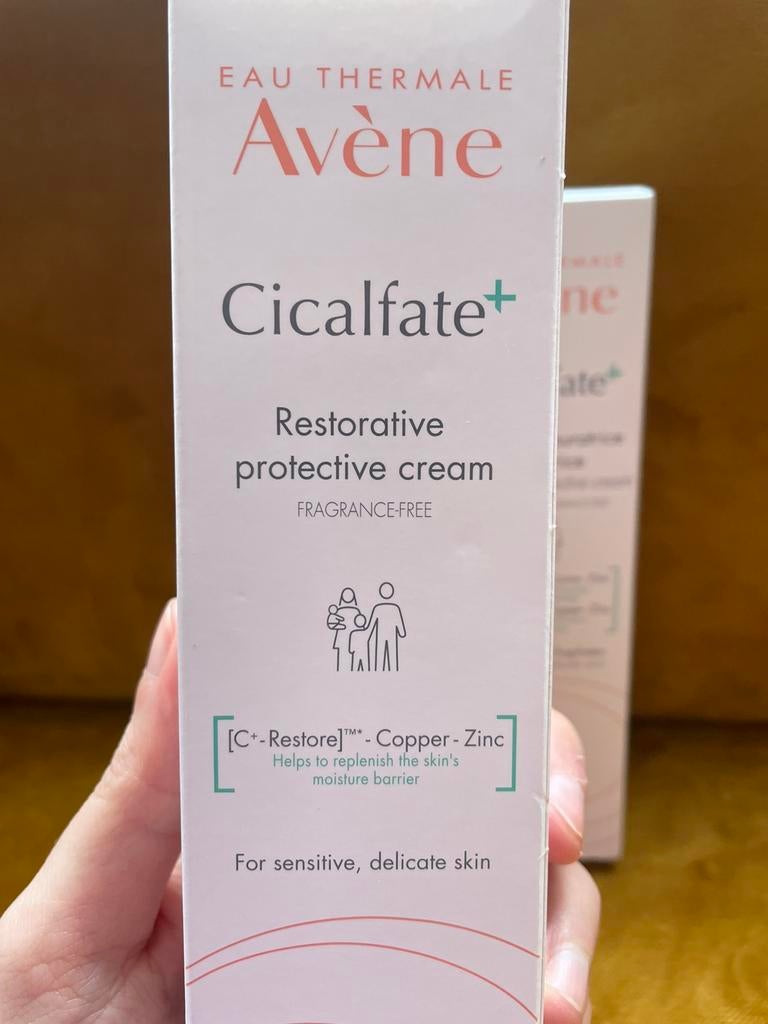 Avene Cicalfate+ Restorative Protective Cream (100ml), Ophalen of Verzenden, Nieuw, Gehele gezicht, Verzorging
