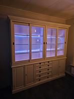 Mooie kwaliteits vitrinekast met verlichting, Huis en Inrichting, Kasten | Vitrinekasten, 200 cm of meer, Ophalen of Verzenden