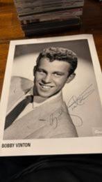 Bobby Vinton Amerikaanse zanger foto met handtekening, Ducoso, Ophalen of Verzenden, Zo goed als nieuw, Foto of Kaart