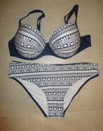Blauwe bikini met print maat 44, Blauw, Ophalen of Verzenden, Zo goed als nieuw, Bikini
