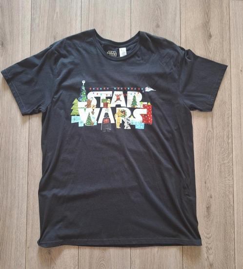 Nieuw Star Wars kerst T-shirt XL – zwart, 100% katoen, Kleding | Heren, T-shirts, Nieuw, Maat 56/58 (XL), Zwart, Ophalen of Verzenden