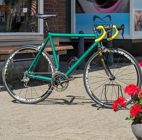 Principia ultra licht Alu 59cm met Carbon groep en vork, Fietsen en Brommers, Fietsen | Racefietsen, Zo goed als nieuw, Overige merken