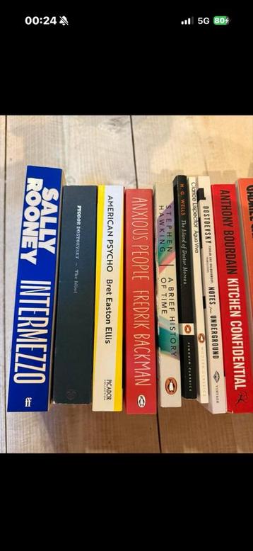 25 Engelstalige Boeken - Zo Goed Als Nieuw beschikbaar voor biedingen