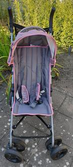 Prénatal buggy, grijs met roze en met netje, Ophalen, Gebruikt, Overige merken, Zonnekap