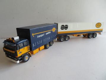 Tekno DAF 2800 bakwagenmet aanhanger ASG Zweden. Nieuw beschikbaar voor biedingen