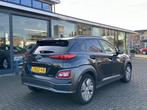 Hyundai Kona EV Premium 64kWh 3-Fase | SOH 100% | Leer | Nav, Auto's, Hyundai, Gebruikt, Zwart, 204 pk, SUV of Terreinwagen