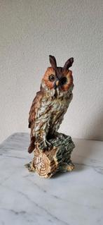 Beeld Beeldje uil gesigneerd, Verzamelen, Ophalen, Zo goed als nieuw, Dier