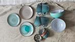 Servies blauw zeegroen, Ophalen, Zo goed als nieuw, Bord(en), Overige stijlen
