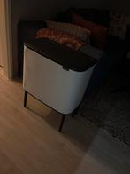 Brabantia Bio Touch Bin - 11 + 23 L - Afvalemmer - Wit, Huis en Inrichting, Woonaccessoires | Prullenbakken, Ophalen, Kunststof