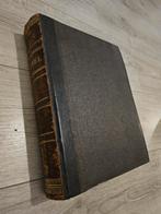 Oude Bijbel met leren band, Antiek en Kunst, Antiek | Boeken en Bijbels, Ophalen, Onbekend