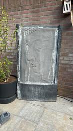 Tuinornament waterval boedha, Tuin en Terras, Ophalen, Zo goed als nieuw, Kunststof, Boeddhabeeld