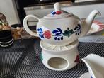 Boerenbont servies. Theepot en juskom., Overige typen, Ophalen of Verzenden, Zo goed als nieuw, Aardewerk