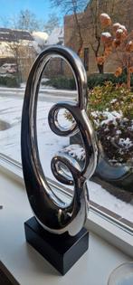 Modern Kunstobject - Zilverkleurig, Ophalen, Nieuw, Metaal, Abstract beeld