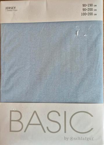 2 Lichtblauwe Hoeslakens - Nieuw in Verpakking beschikbaar voor biedingen