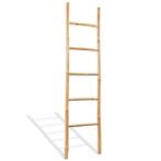 Handdoekladder handdoekrek ladder bamboe GRATIS BEZORGD!, Nieuw, Handdoekenrek, Bruin, Verzenden