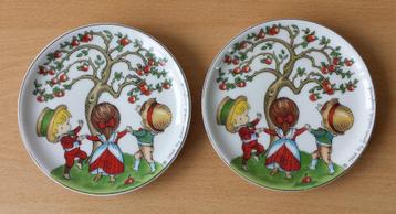 2 Mini Wandbordjes - Joan Walsh Anglund - Walter beschikbaar voor biedingen
