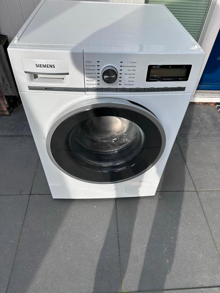 Siemens Wasmachine 9kg, 1600 toeren, Witgoed en Apparatuur, Wasmachines, Gebruikt, Voorlader, 8 tot 10 kg, 85 tot 90 cm, 1600 toeren of meer