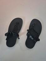 Xeroshoes barefoot sandaaltjes flinterdun M7/W8, Ophalen of Verzenden, Zo goed als nieuw, Zwart, Sandalen of Muiltjes