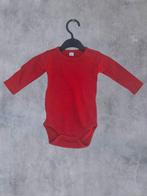 Rode Baby Romper Lange Mouw 50/56, Nacht- of Onderkleding, Jongetje of Meisje, Ophalen of Verzenden, Zo goed als nieuw