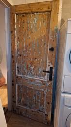 Binnendeur met beslag, Huis en Inrichting, Woonaccessoires | Kamerschermen, Ophalen, Gebruikt