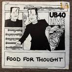 UB40 - Food For Thought (Live) (single), Gebruikt, 7 inch, Single, Ophalen of Verzenden