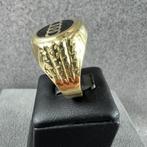 Gouden Ring | 14k | 4,72g | monogram audi | 20,25 | 400504, Sieraden, Tassen en Uiterlijk, Gebruikt, 20 of groter, Heer, Ophalen of Verzenden