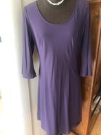 La dress jurk travelstof L (40), Maat 38/40 (M), Verzenden, Paars, Zo goed als nieuw