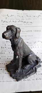 Golden Retriever brons kleurig resin beeld, Ophalen of Verzenden, Zo goed als nieuw, Mens