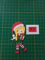 Z2 Stansjes kerst elf met kado, Ophalen of Verzenden, Nieuw, Kerst, Overige typen
