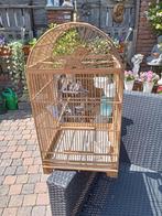 prachtige decoratieve houten vogelkooi, Antiek en Kunst, Curiosa en Brocante, Ophalen of Verzenden