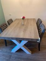 Eetkamertafel and 4 stoelen, Ophalen, Zo goed als nieuw