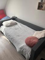 Woood bedbank steelgrey, Kinderen en Baby's, Kinderkamer | Bedden, Ophalen, 85 tot 100 cm, Gebruikt, Matras