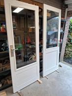 achterdeur, balkondeur, schuurdeur, buitendeur, hardhout, Ophalen, Gebruikt, 80 tot 100 cm, Buitendeur