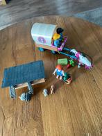 Playmobil Huifkar & Konijnenhok, Ophalen of Verzenden, Zo goed als nieuw, Complete set