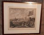 Leuk schilderijtje incl. Lijst/soldaten in Steenwijk! 1580, Ophalen of Verzenden, 1980 tot heden, Gebruikt
