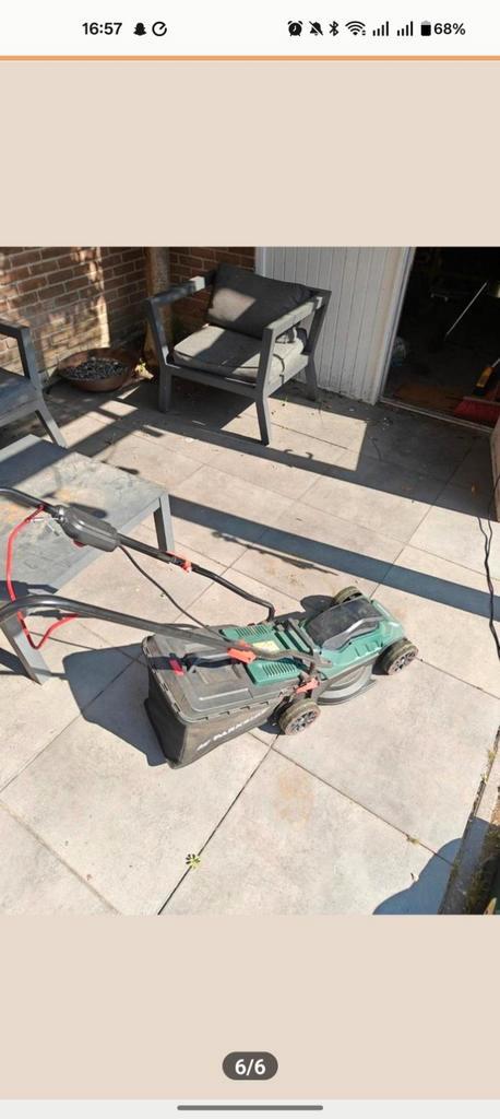 Accu Grasmaaier - Parkside, Tuin en Terras, Grasmaaiers, Gebruikt, Accu-grasmaaier, 30 t/m 39 cm, Cirkelmaaier, Opvangzak, Ophalen