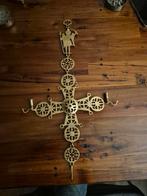 Byzantijns koperen kruis met kandelaars, Antiek en Kunst, Ophalen, Koper of Brons