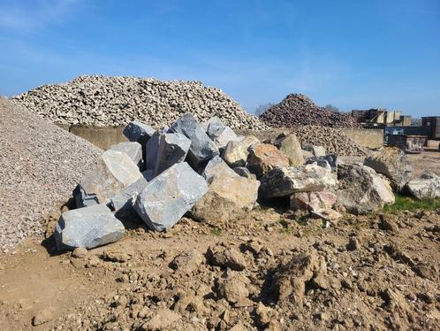 Zwerfkeien findlinge gemeleerd, Tuin en Terras, Grind, Keien en Split, Gebruikt, Kei, Overige materialen, Ophalen