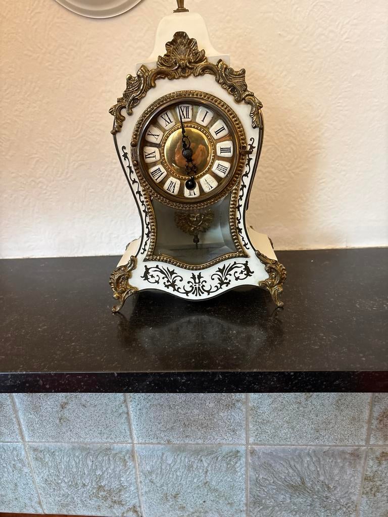 Antieke Pendule met Slagwerk, Antiek en Kunst, Antiek | Klokken, Ophalen