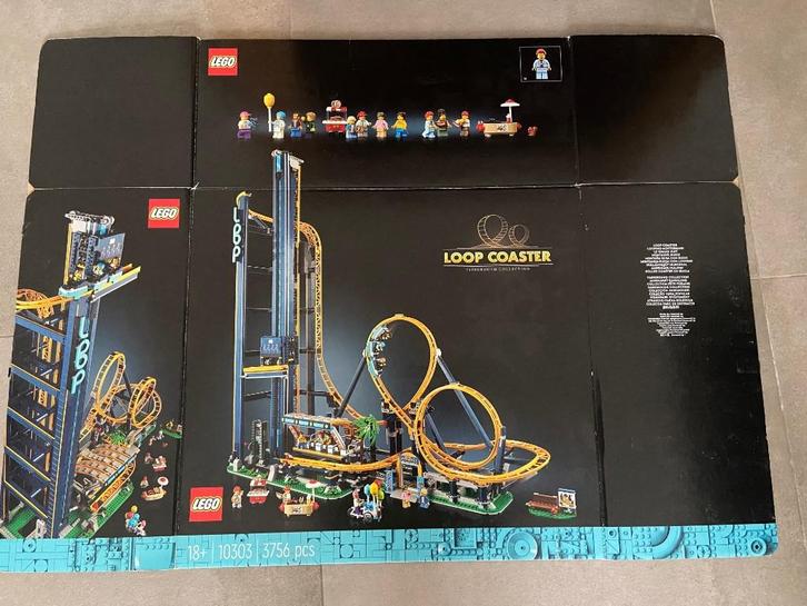 Lego loop coaster 10303, Kinderen en Baby's, Speelgoed | Duplo en Lego, Zo goed als nieuw, Lego, Complete set, Ophalen of Verzenden