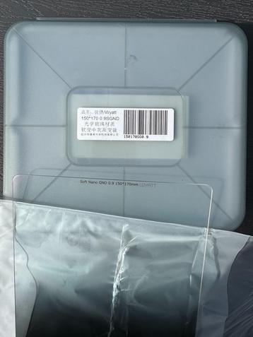 150x170mm zacht GND0.9 Optisch Glasfilter beschikbaar voor biedingen