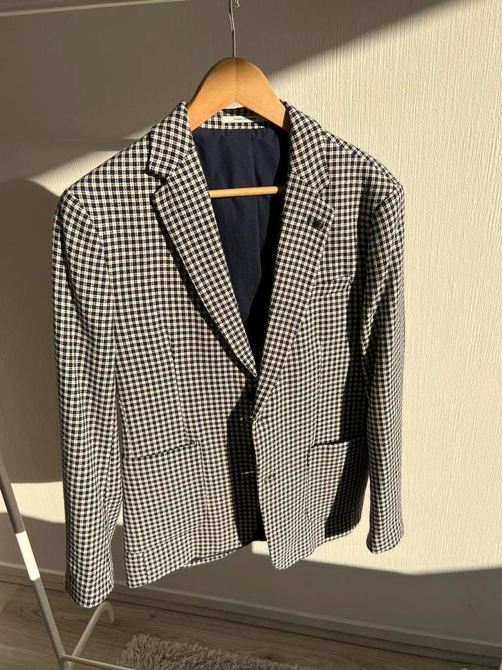 2x Zara blazer maat M valt redelijk klein, Kleding | Heren, Kostuums en Colberts, Zo goed als nieuw, Maat 48/50 (M), Overige kleuren