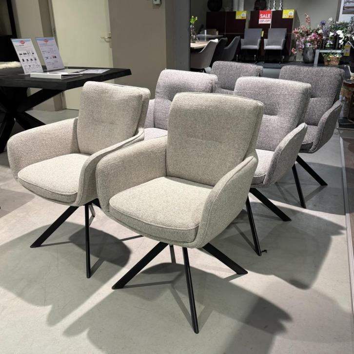 Eetkamerstoel Upland Profijt Meubel, Huis en Inrichting, Stoelen, Nieuw, Vijf, Zes of meer stoelen, Stof, Overige kleuren, Ophalen of Verzenden