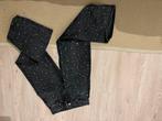 Monki spijkerbroek donkergrijs/glitters ZGN,mt 23, Ophalen of Verzenden, Zo goed als nieuw, Grijs, Monki