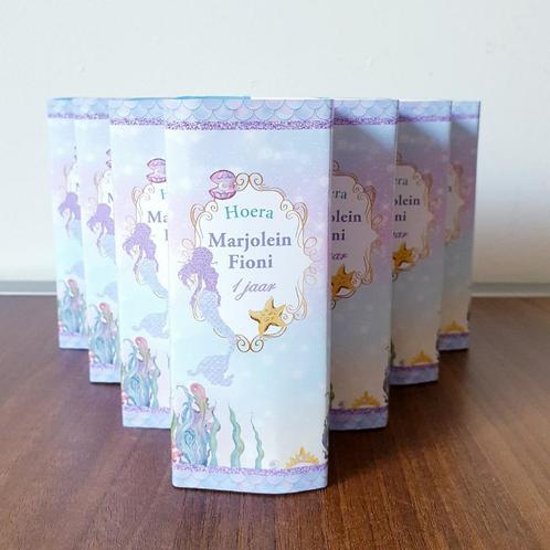 Traktatie pakje drinken met thema ZEEMEERMIN, Hobby en Vrije tijd, Feestartikelen, Nieuw, Feestartikel, Verjaardag, Ophalen of Verzenden