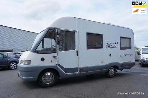 Fiat Ducato Burstner 2.5 TDI Integraal/ vast bed/ fietsendra, Caravans en Kamperen, Campers, Integraal, Fiat, Diesel